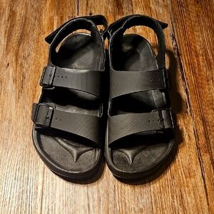 Men's Birkenstock "Slingback" Sandals (Black)
